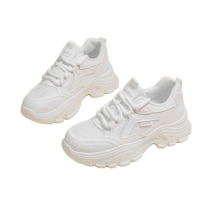 Women's Chunky Sneakers with cushioning sole and breathable upper material structure Mune Fashion