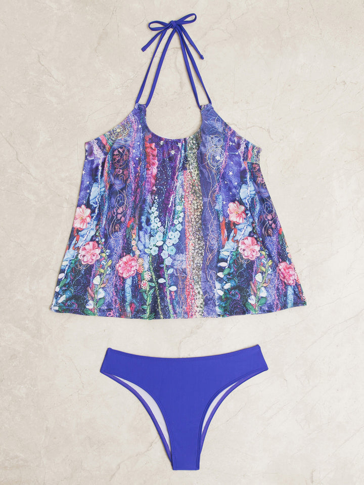 Women's tankini set with stylish pattern and casual cut Mune Fashion