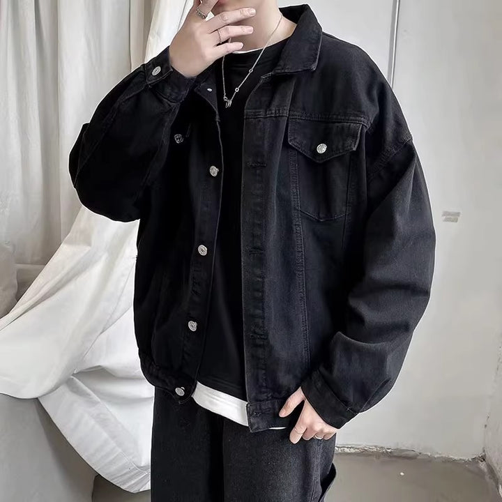 Men's Loose Denim Jacket Mune Fashion
