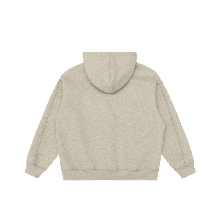 Unisex Oversize Hoodie with typographic Mirror Print, kangaroo pocket and raglan sleeves Mune Fashion