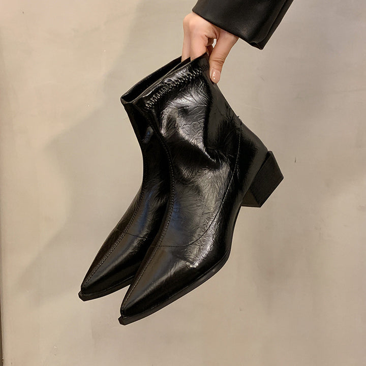 Ladies Fashionable and Elegant Ankle Boots Mune Fashion