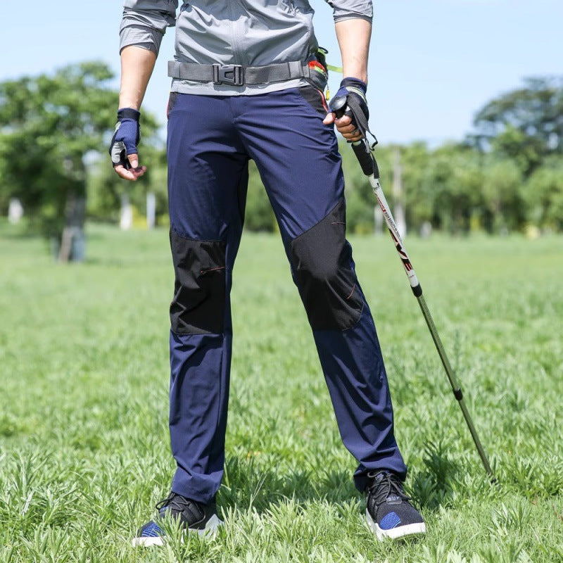 Men's lightweight stretch outdoor pants with reinforced knees and ergonomic fit Mune Fashion