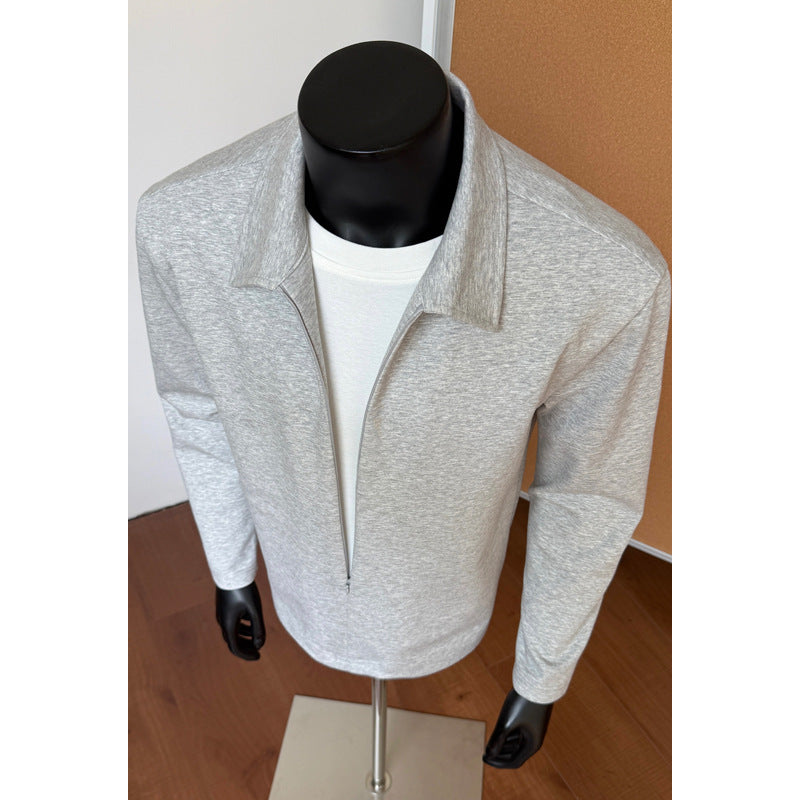 Men's transitional jacket with standing collar Mune Fashion