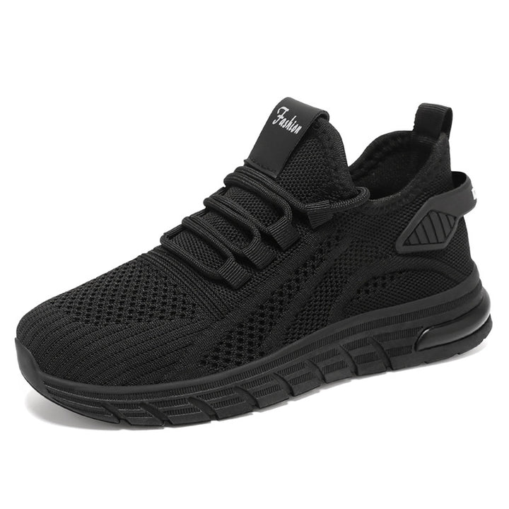 Unisex nan ultralight knit running sneakers with seamless sock upper and shock-absorbing wavy outsole Mune Fashion