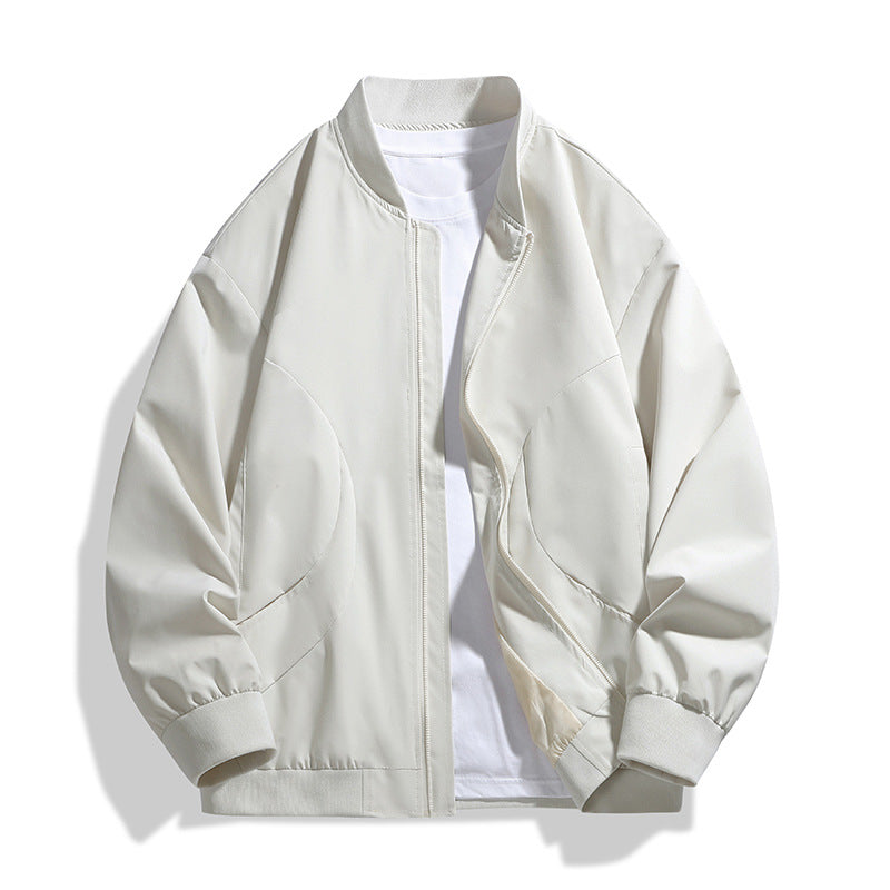 Men's bomber jacket with minimalist quilted structure, windproof and ribbed cuffs Mune Fashion