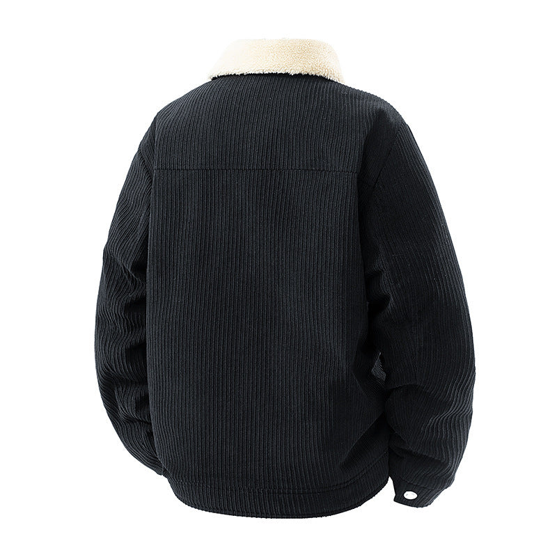 Men's cord jacket with teddy lining Mune Fashion