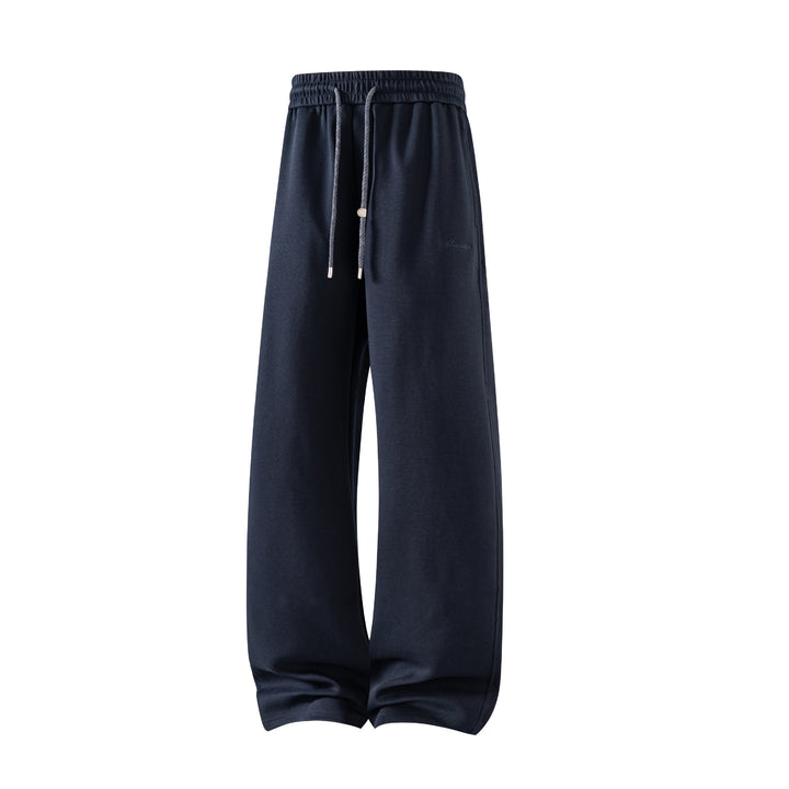 Men's Soft Relax-Fit Jogging Pants with Wide Leg and Drawstring Mune Fashion