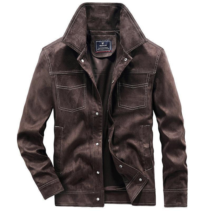 Men's Stylish Suede Jacket Mune Fashion
