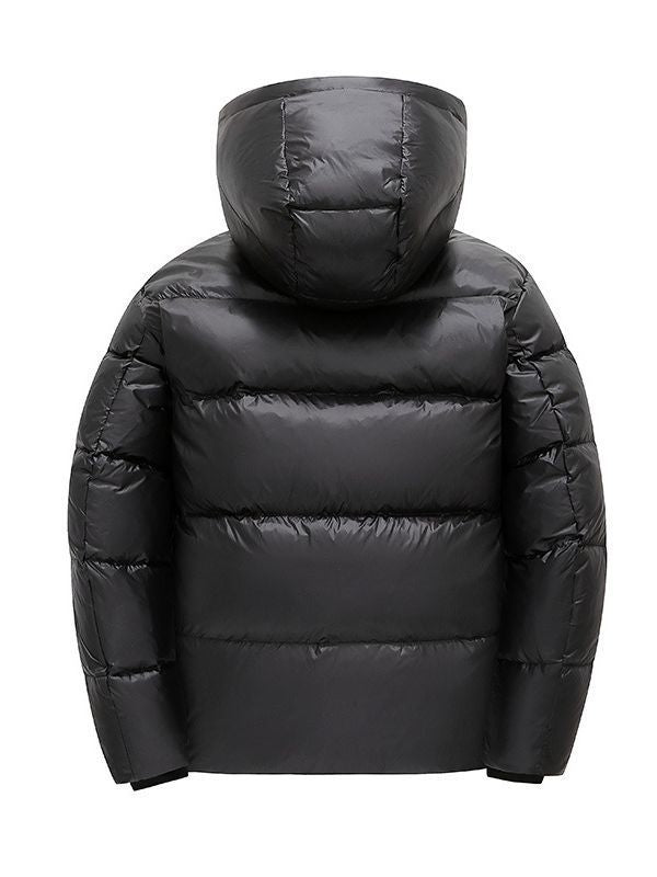 Men Padded Thermal Hooded Quilted Jacket with Reflective Insulation Inside Mune Fashion