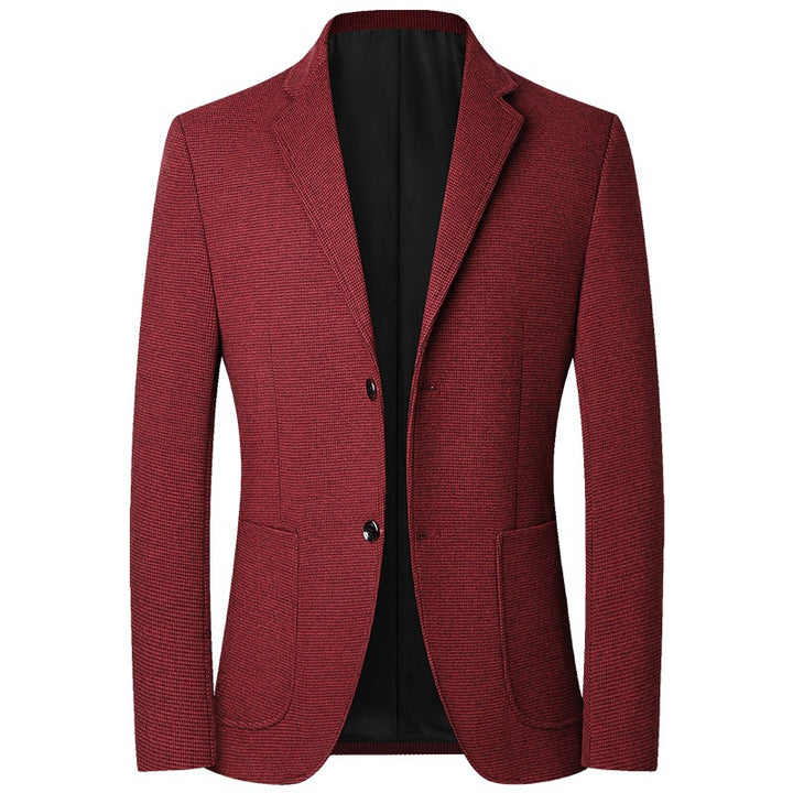 Men's Slim Fit Blazer with fine structure and classic button placket Mune Fashion
