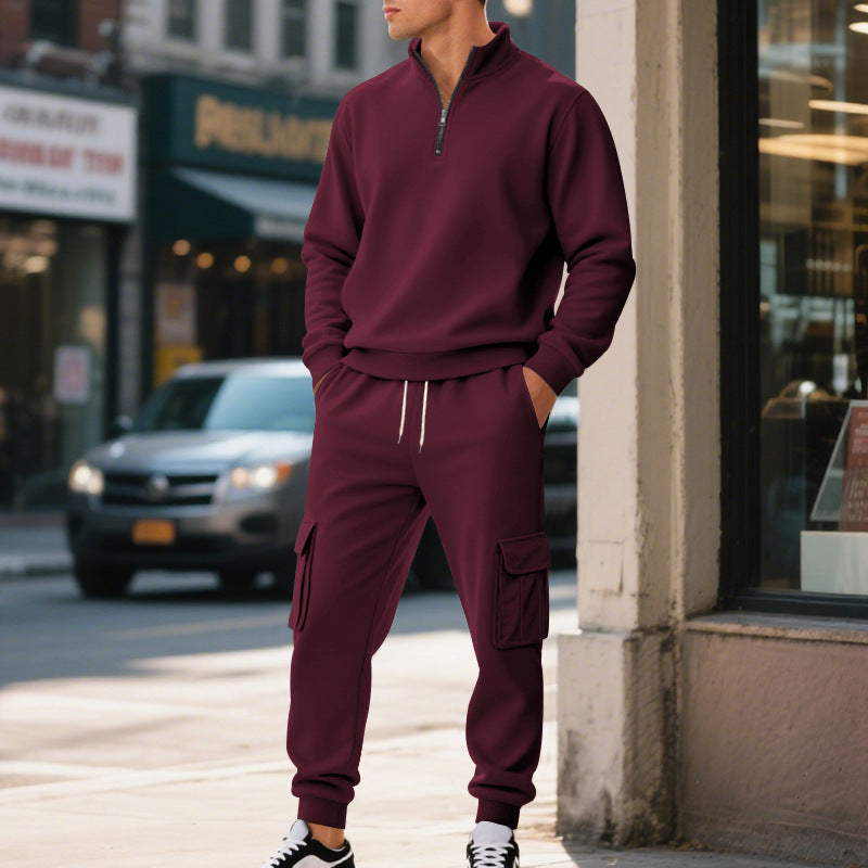 Men's nan Utility Cargo Jogging Pants with reinforced flap pockets and elastic drawstring waistband Mune Fashion
