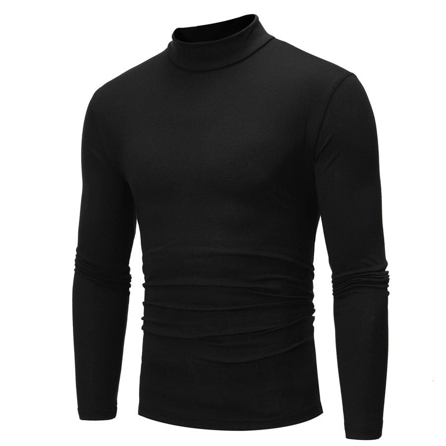Men's Turtleneck Sweater Made Of Soft Jersey Mune