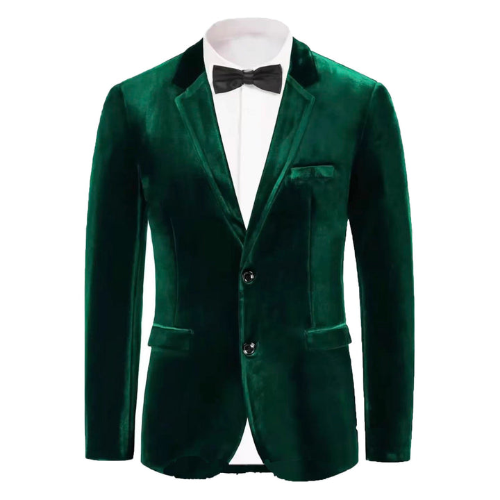 Men's Noble Velvet Blazer with Finesse Mune
