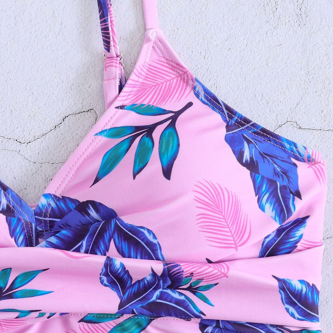 Women's High-Waisted Bikini Set with Wrap Design Mune Fashion
