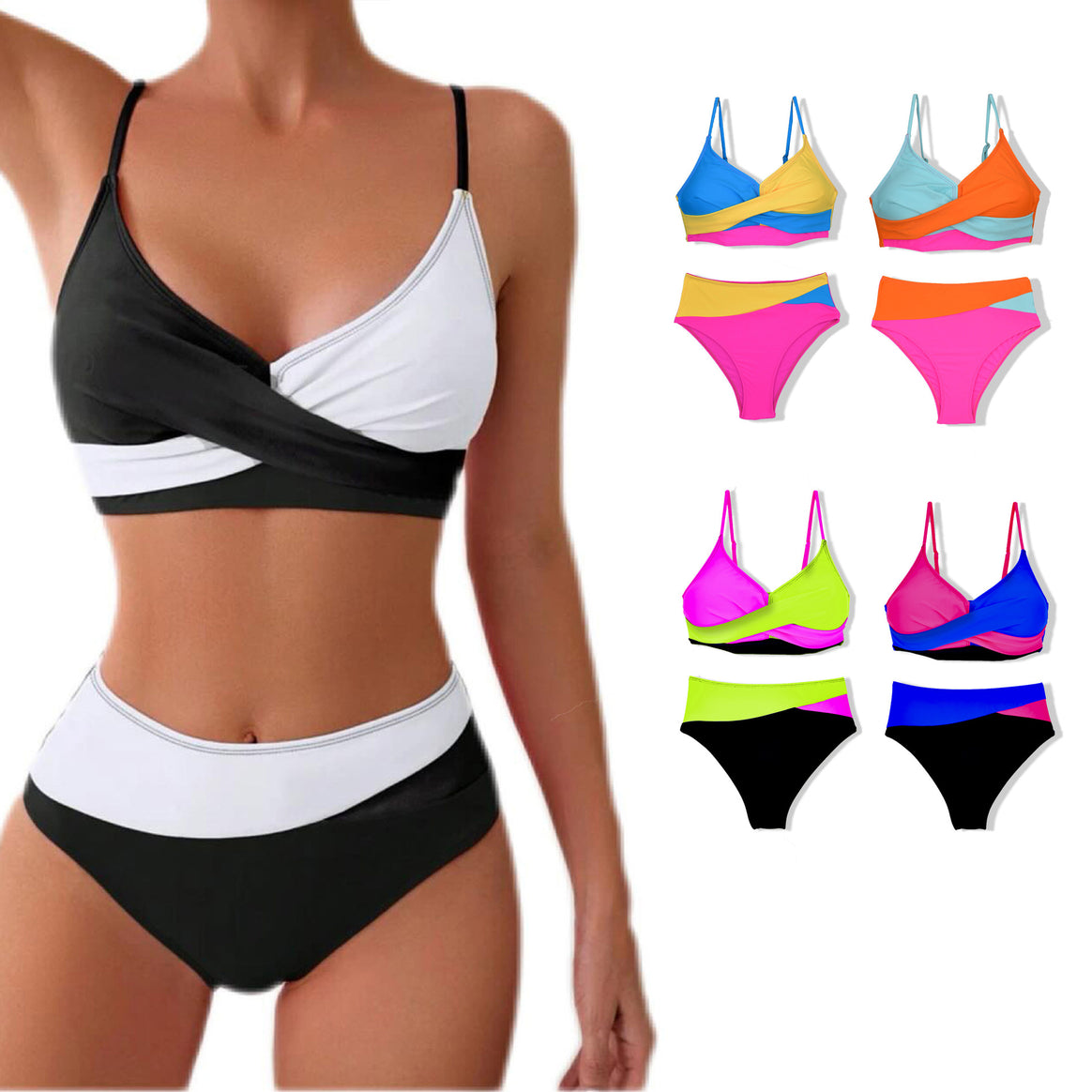 Women's Sporty Two-Piece Bikini Set Mune Fashion