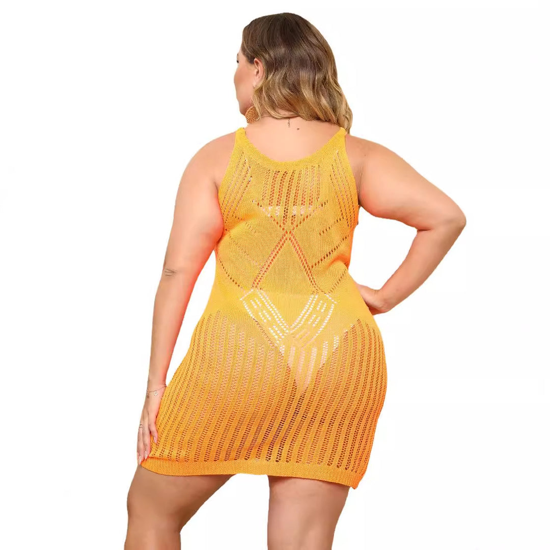 Women's airy net beach dress Mune Fashion