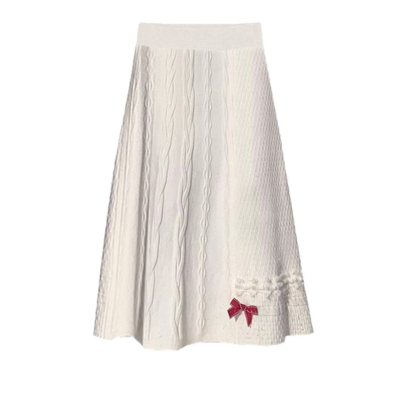 Women's Patterned Midi Skirt Mune Fashion