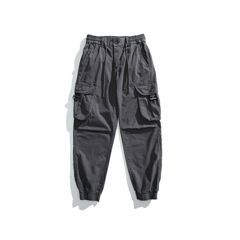Men's Relaxed-Fit Ripstop Cargo Jogger Pants with D Ring and Multiple Pockets Mune Fashion