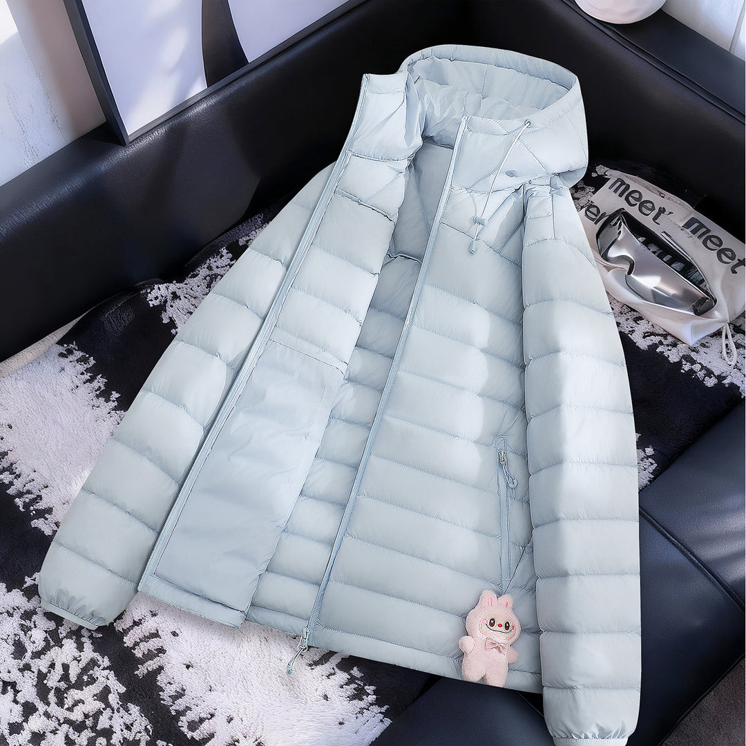 Women's Lightweight Quilted Jacket with Hood Mune Fashion