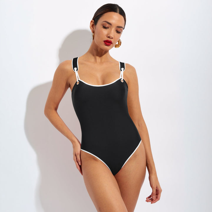 Ladies High-Quality One-Piece Swimsuit with Sporty Design Mune Fashion