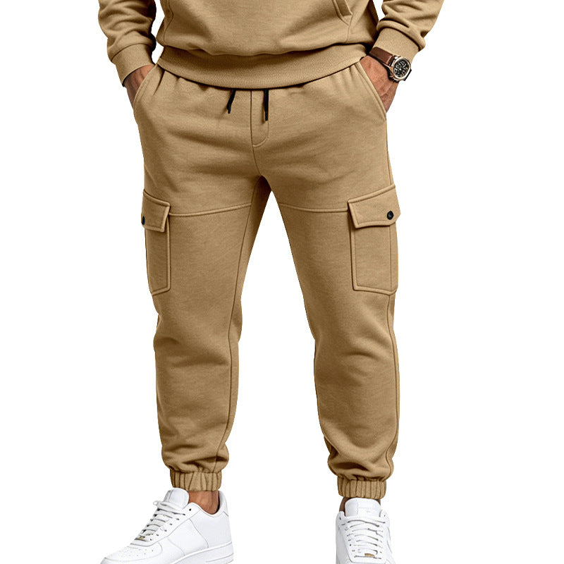 Men's cargo jogging pants with flap pockets and elastic waistband Mune Fashion