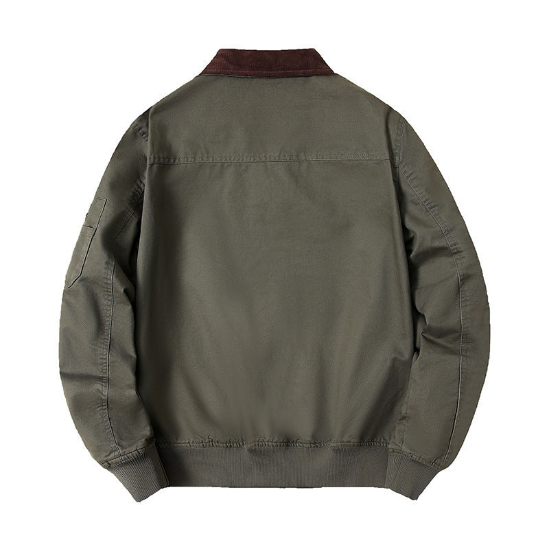 Men's Fashion Blouson Jacket with Check Pattern Mune Fashion