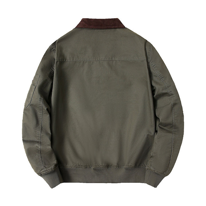 Men's Fashion Blouson Jacket with Check Pattern Mune Fashion