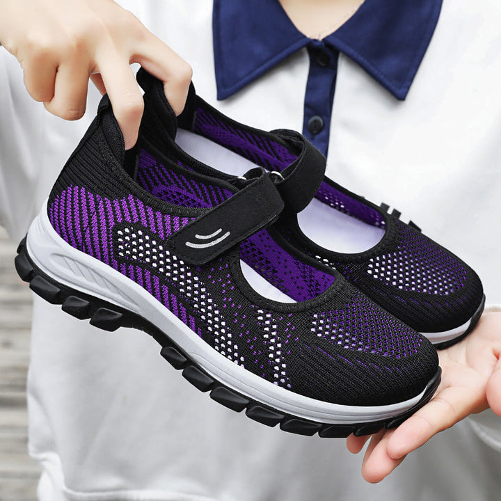 Women's Sporty Slip-On Sneakers with Adjustable Strap Mune Fashion