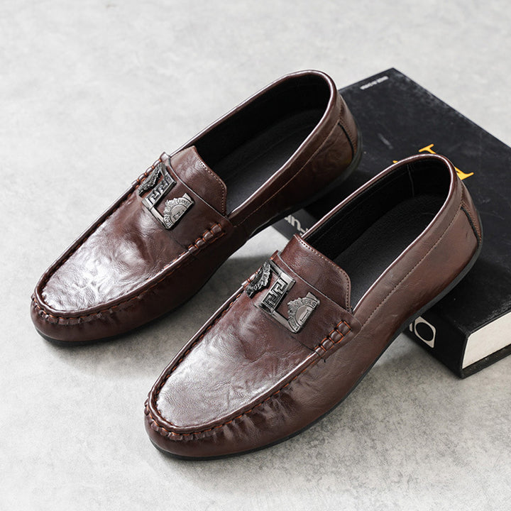 Men's Elegant Moccasins with Noble Details Mune Fashion