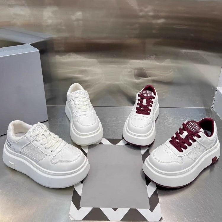 Women Chunky Sneaker with High Platform and Breathable Upper Material Structure Mune Fashion