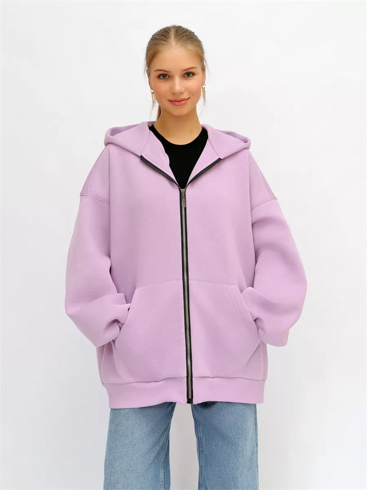 Women's Oversized Hooded Jacket Mune Fashion