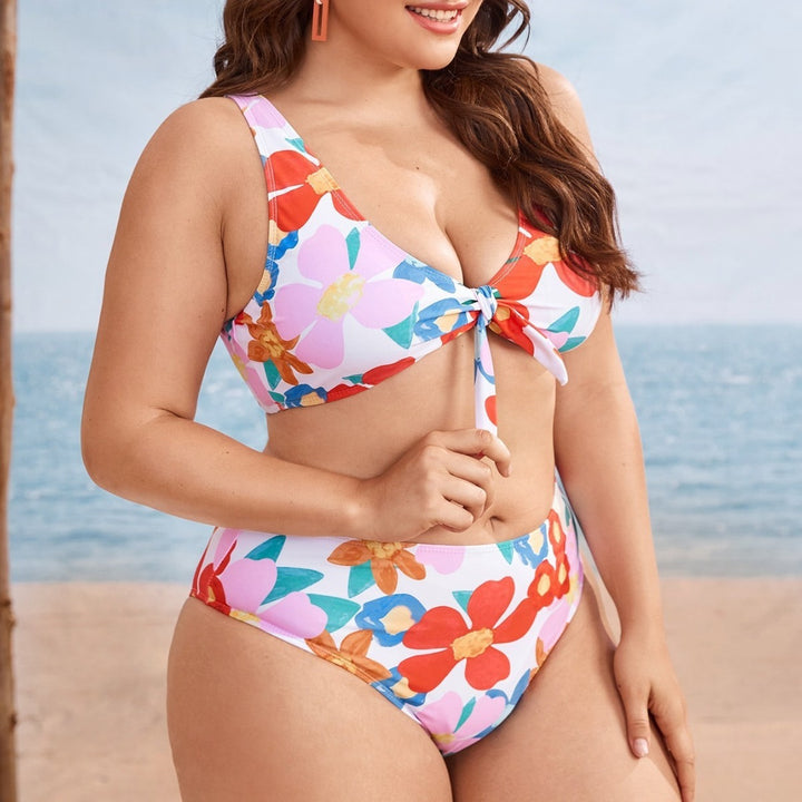 Women Bikini Set with floral design and comfortable strap closure Mune Fashion