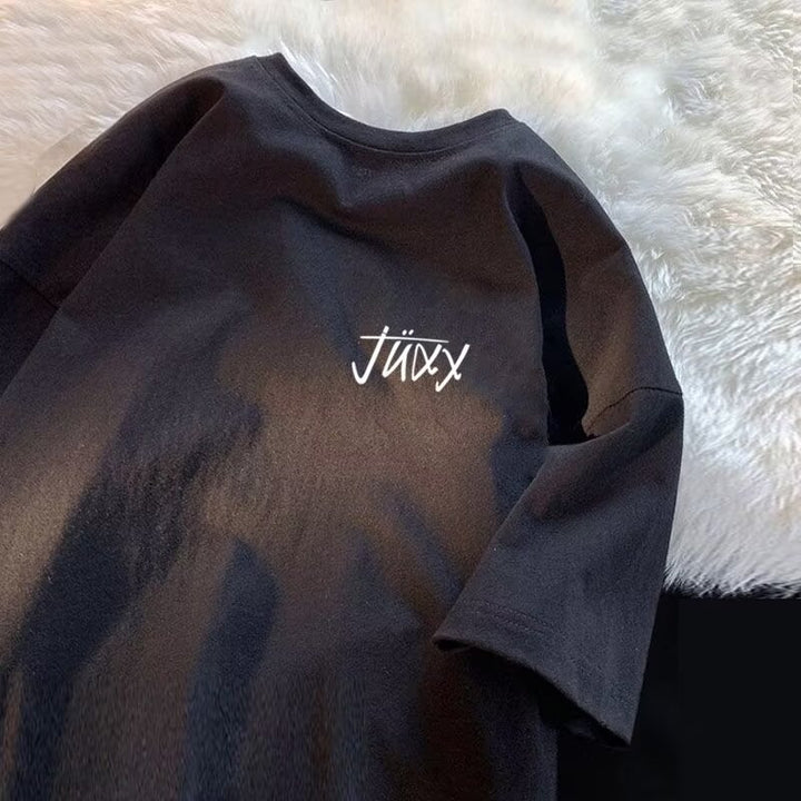 Unisex Casual Oversized T-Shirt with Creative Print Mune Fashion