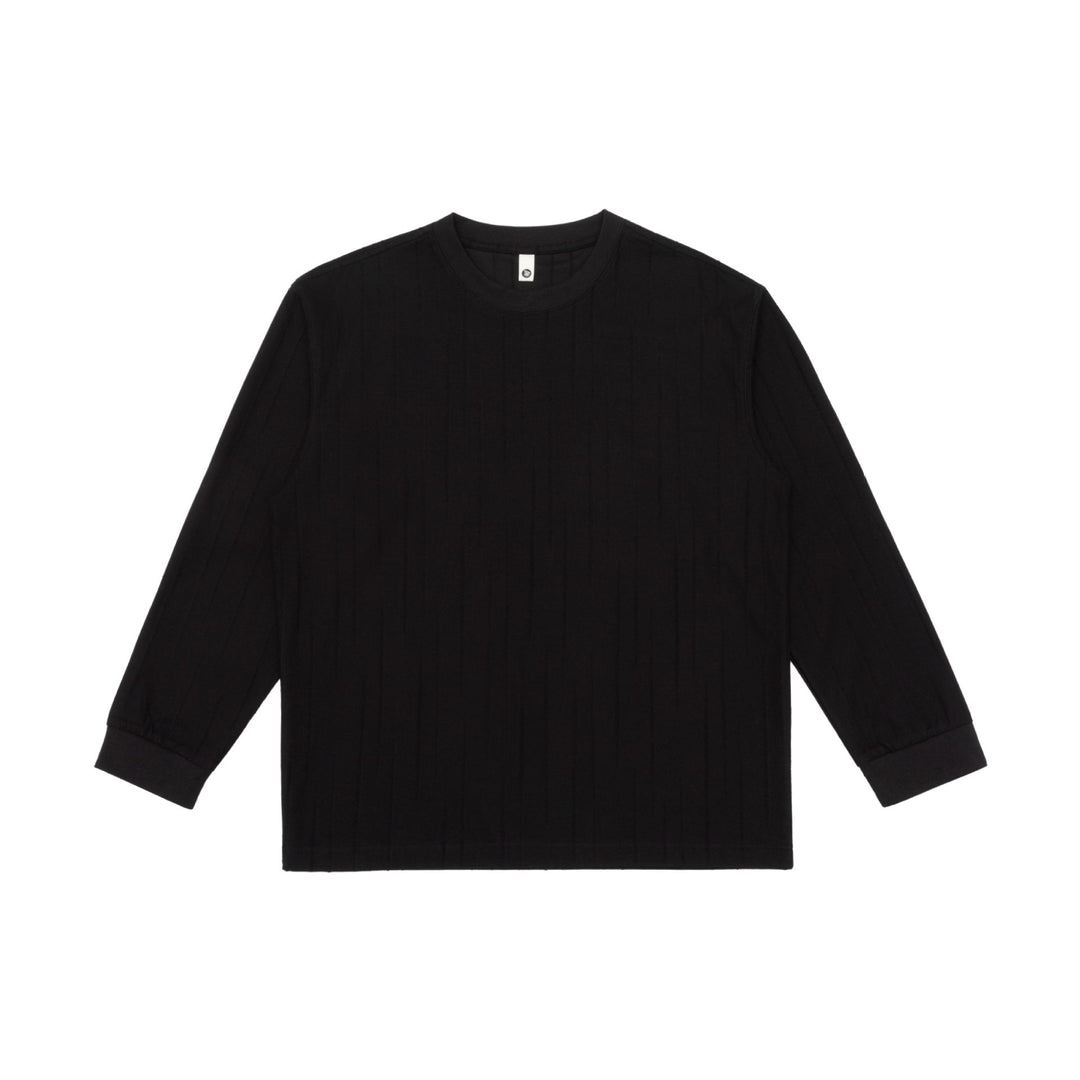 Unisex Premium long-sleeve shirt made of structured jersey with reinforced round neck Mune Fashion