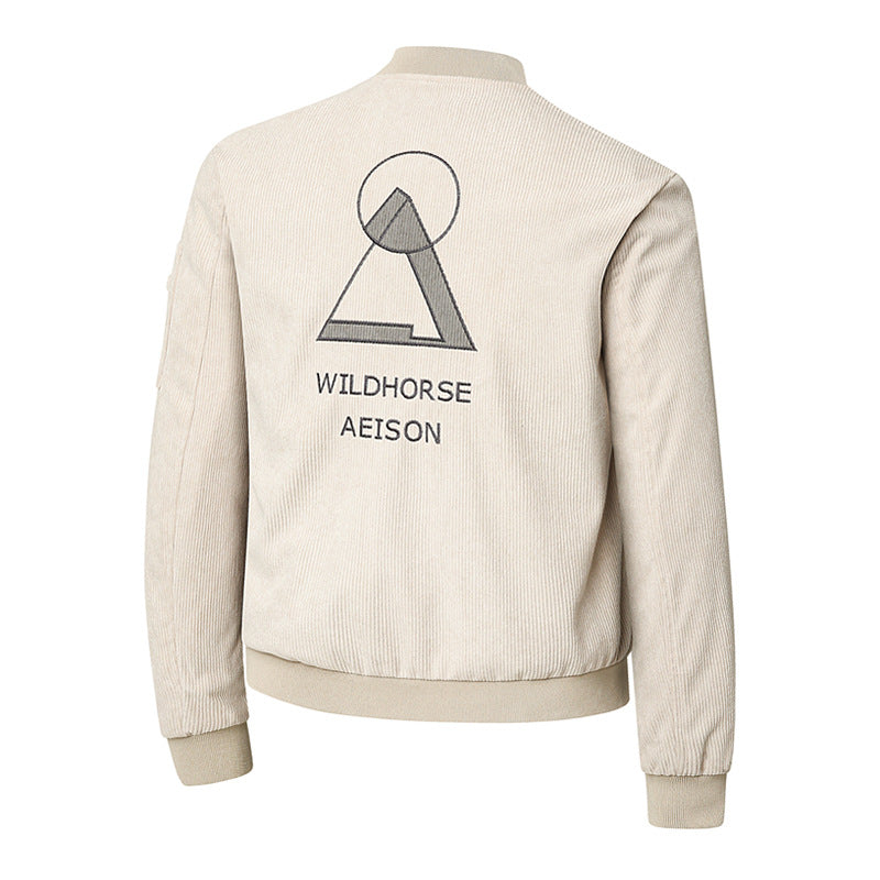 Men's Fashion Cord Bomber Jacket Mune Fashion