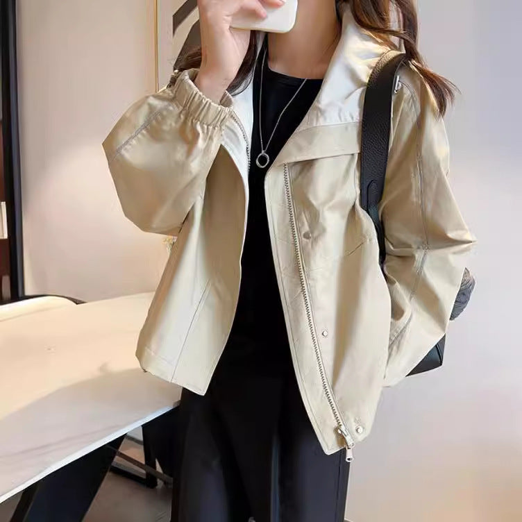 Women's Fashionable Transitional Jacket with Practical Pockets Mune Fashion