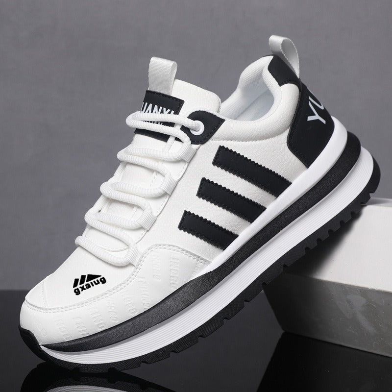 Women's platform sneaker with thick tread sole and padded collar Mune Fashion