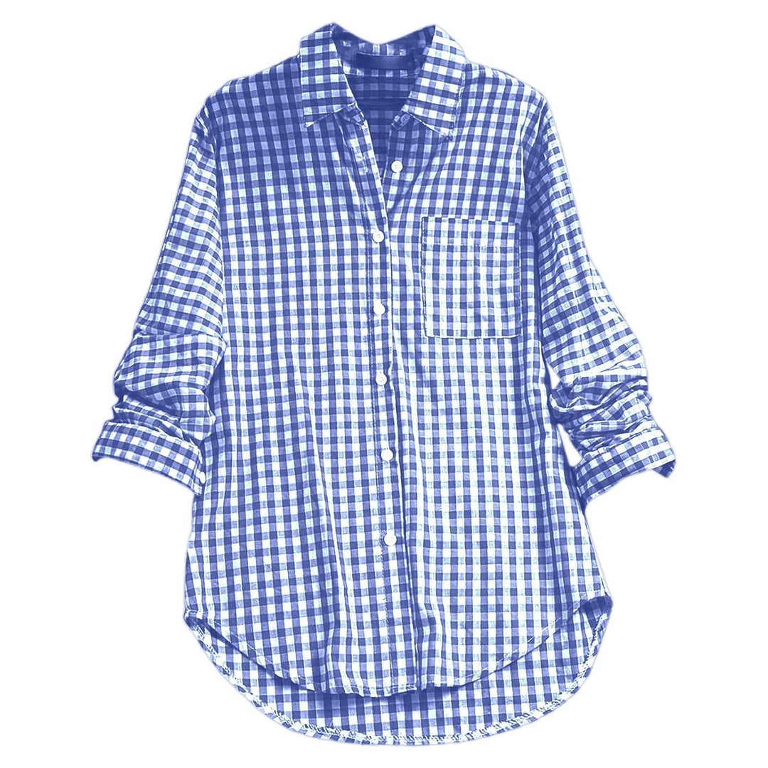 Women's Checked Shirt Oversize