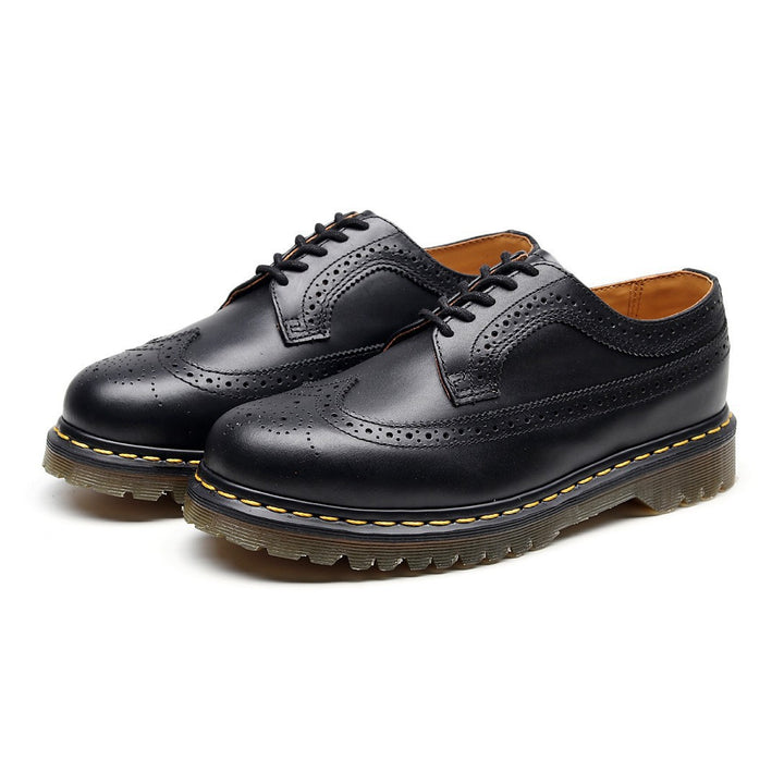 Men's classic brogue derby lace-up shoes with padded air sole Mune Fashion