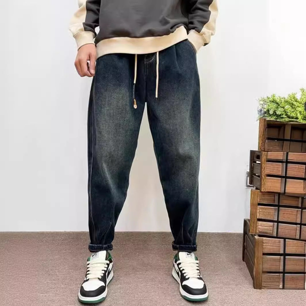 Men's Fashion Ripped Denim Jeans with Unique Patches Mune Fashion