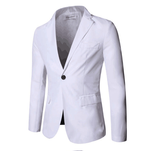 Men's fitted tuxedo jacket with shawl satin lapel and single-button cut Mune Fashion