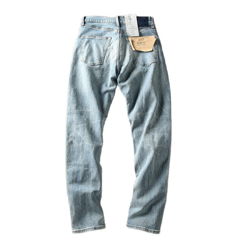 Men's Designer Jeans with Destroyed Details Mune Fashion