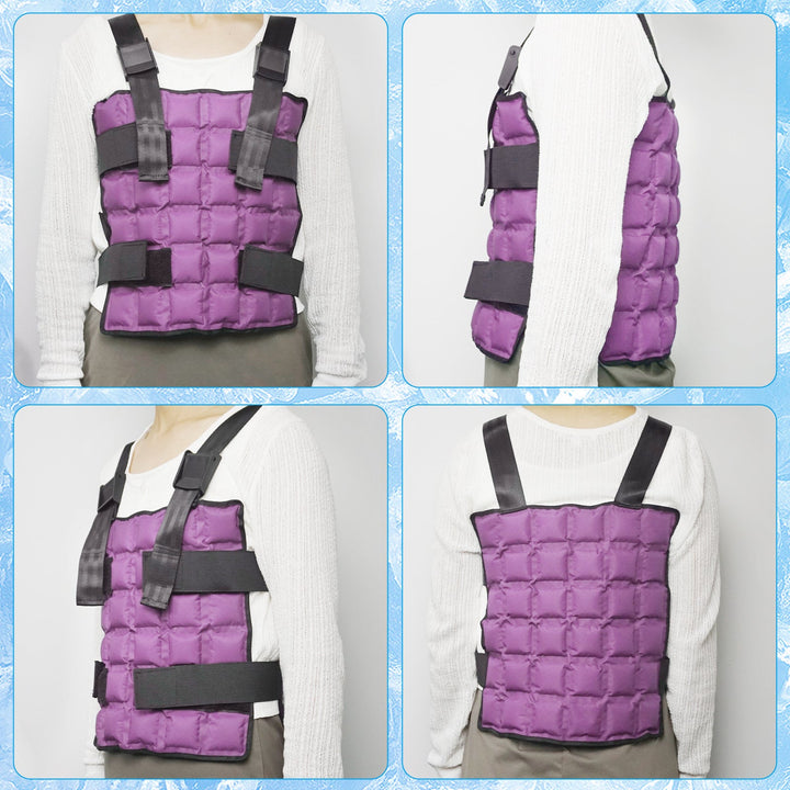 Women non-adjustable weight vest for functional training with Velcro closure and padded shoulder straps Mune Fashion