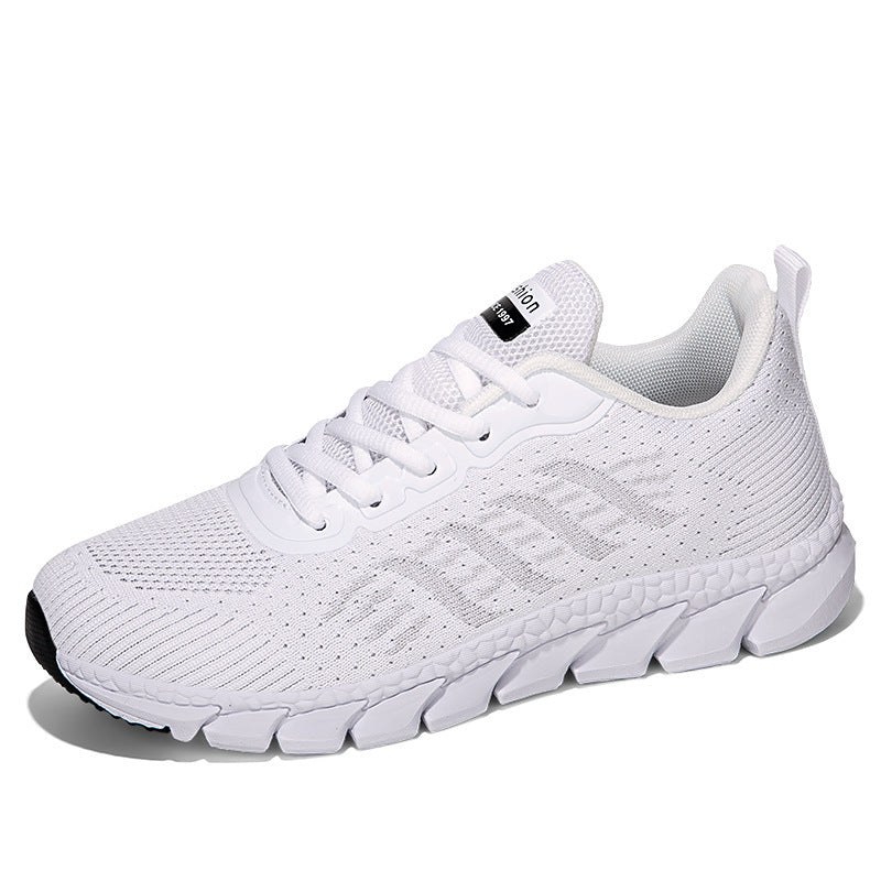 Women's seamless knitted running shoes with viscoelastic comfort insole and segmented flex outsole Mune Fashion