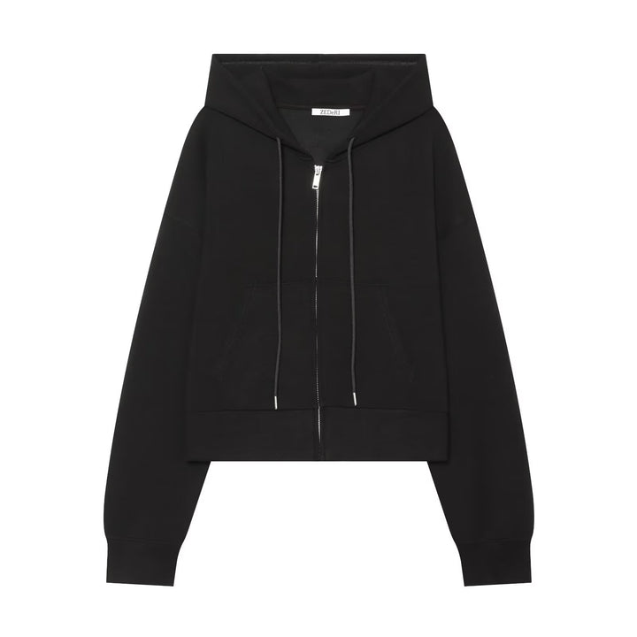 Women's Wide High-Waist Jersey Pants with Drawstring and Wide Leg Drune