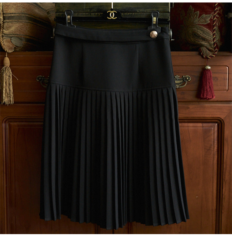 Women Pleated Skirt with Elegant Design Mune Fashion