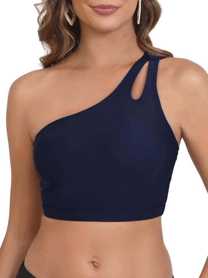 Women's Crop Top with Asymmetric Design Mune Fashion