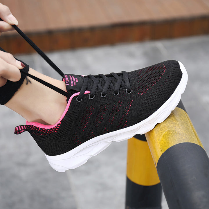 Unisex nan light breathable knitted sneakers with cushioning midsole Mune Fashion