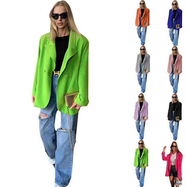 [Women] Light oversized beach blazer as a casual cover-up with draped lapels Mune Fashion