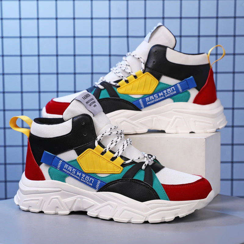 Unisex Ankle-High Platform Sneakers with Technical Multi-Layer Sole Mune Fashion